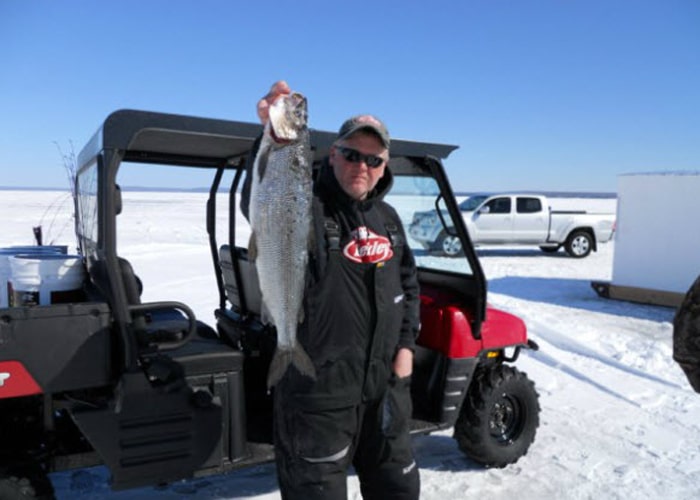 top ice fishing guide bret alexander